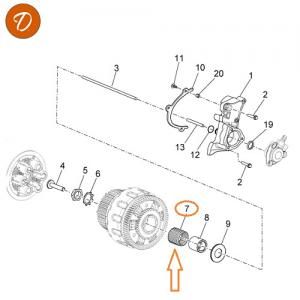 0003082 clutch i dorsoduro 1200 2010 2013