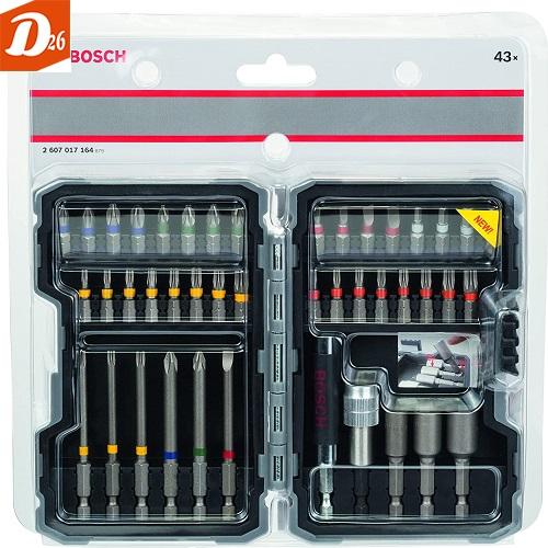 Coffret embouts de vissage BOSCH embout de vissage 27 pièces + cliquet Pas  Cher 