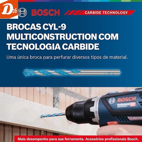 Coffret de 4 forets Expert CYL-9 Multiconstruction 4 à 8 mm Bosch