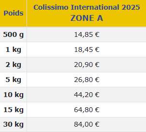 Colis union europ